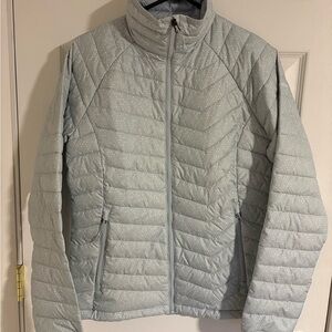 Columbia Light Blue Quilted Puffer Jacket